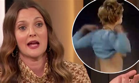 Wet & Wild! Drew Barrymore Flashes Her Nipples In See